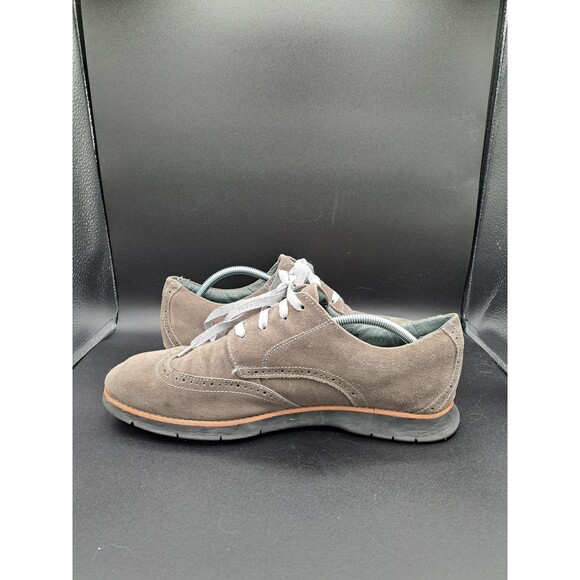 Florsheim Haviland Limited Wingtip Grey Suede Leather Men’s Dress Shoes Size 12D - Picture 5 of 12